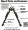 Сошки TipTop S9 Tactical EZ Pivot (7-10.5'', на Picatinny) 5