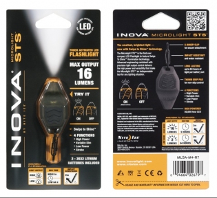 Сенсорный фонарь-брелок Inova Microlight STS (оливковый корпус)