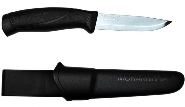 Нож Morakniv Companion stainless steel (черный)