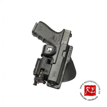 Кобура Fobus для Glock 17/22 с подствольным фонарем, поясной фиксатор