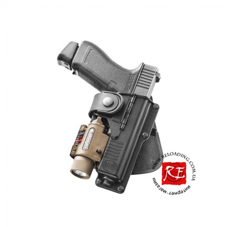 Кобура Fobus для Glock 19/23 с подствольным фонарем