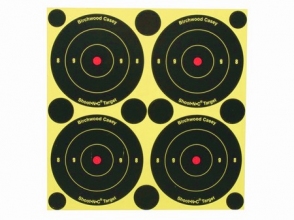 Мишень SHOOT-N-C для стрельбы (4 круга, размер 76 мм, 12 штук)