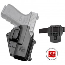 Кобура Fobus для Glock 17,19 с регулируемым по ширине креплением на ремень, замок на скобе