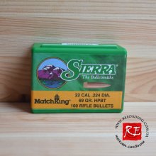 Пуля Sierra MatchKing HPBT .224 69 grain (100 шт)