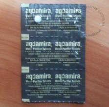 Таблетки для обеззараживания воды Aquamira